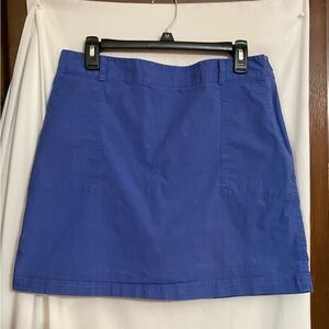 Dockers:Royal blue skort size 10  skort (skirt with short underneath) w/ pockets